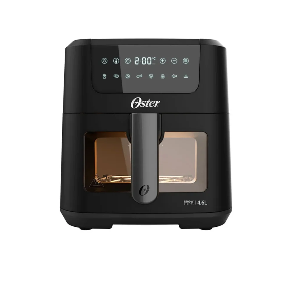 Fritadeira digital clear oster 4,6 litros com visor transparente OFRT970