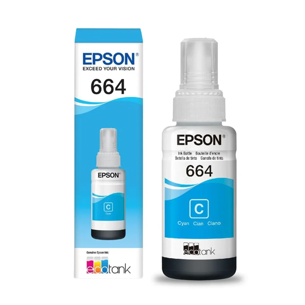 Garrafa de tinta Epson T664220 ciano 70 ml original