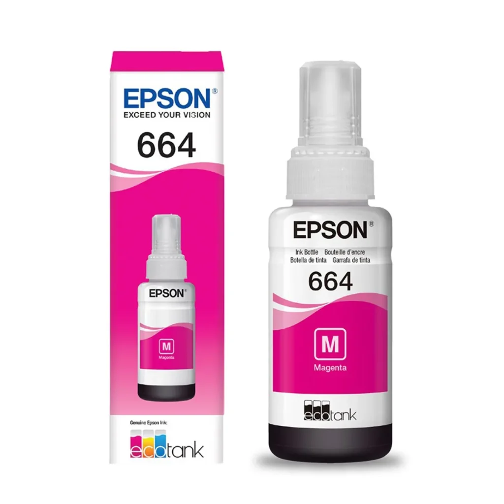 Garrafa de tinta Epson T664320 magenta 70 ml original