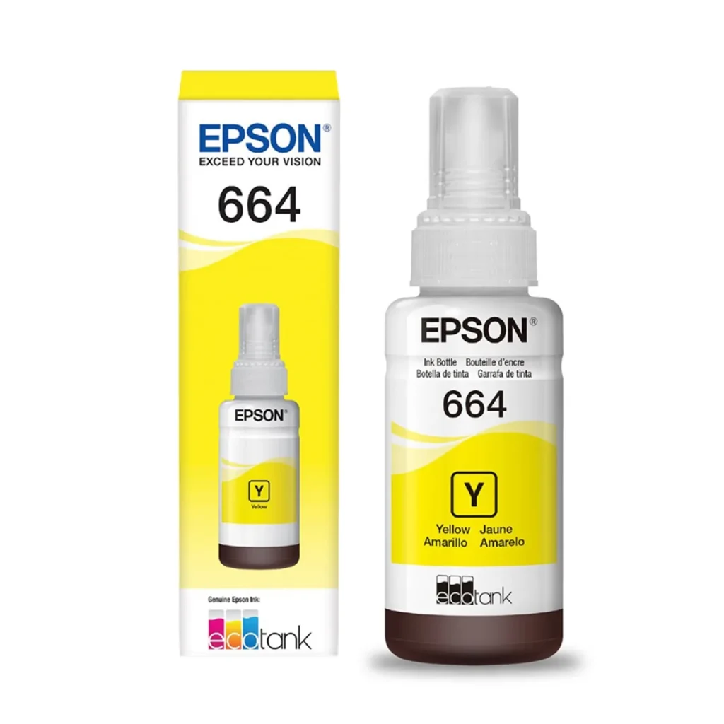 Garrafa de tinta Epson T664420 amarelo 70 ml original