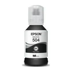 Garrafa de Tinta Epson T504 Preta 127 ml Original — H&H Suprimentos Corporativos