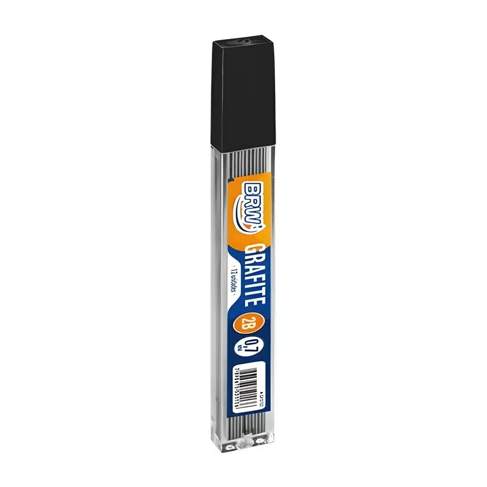 Grafite hb 0,7 mm BRW para lapiseira