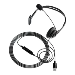 Headset com Microfone USB para Home Office e Call Center — H&H Suprimentos Corporativos