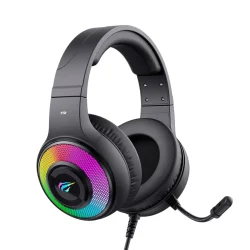 Headset Gamer HAVIT H2042D RGB Driver 50 mm USB e P2 Preto — H&H Suprimentos Corporativos
