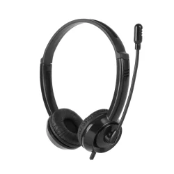 Headset HP DHE-8009 P2 com Microfone Preto — H&H Suprimentos Corporativos