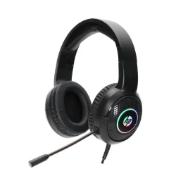 Headset HP DHE-8010M USB e P2 Microfone Dobrável RGB Preto — H&H Suprimentos Corporativos