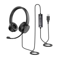 Headset Kross Elegance USB Call Center KE-HS060 — H&H Suprimentos Corporativos