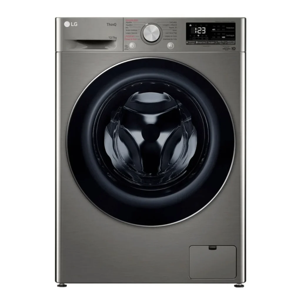 Lava e seca Smart lg VC4 12 kg CV5012 inox look