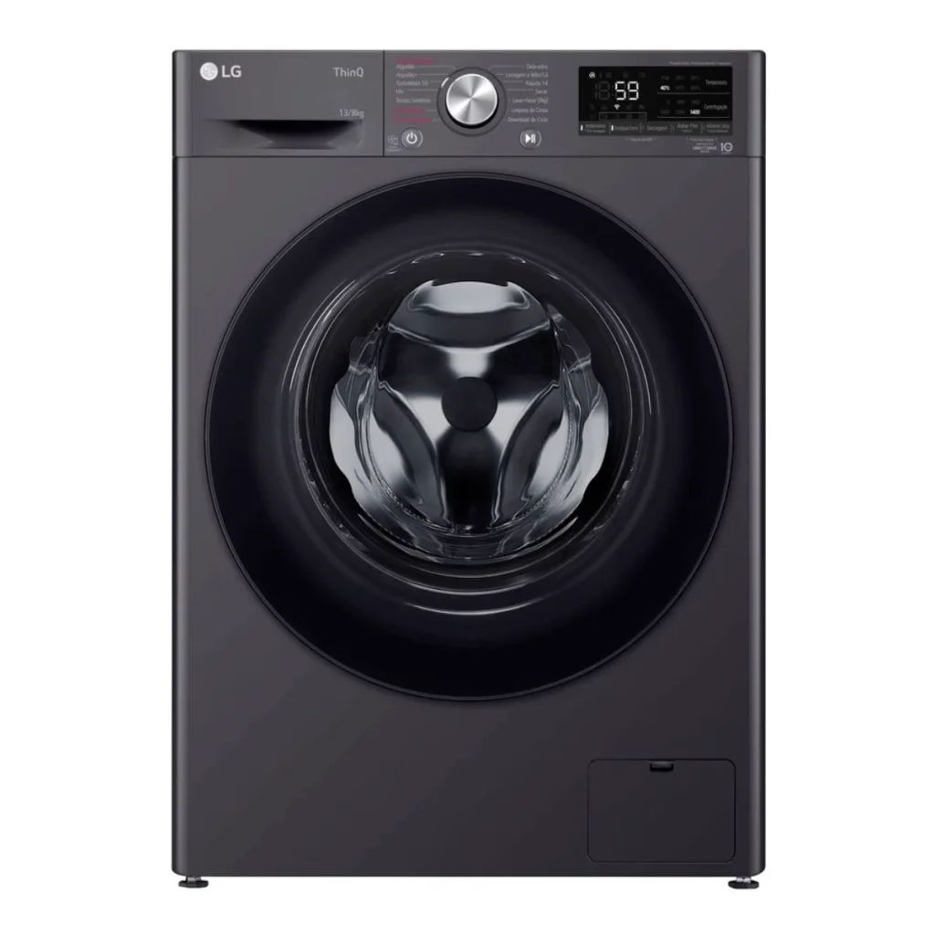 Lava e seca Smart lg VC4 13 kg CV5013BC4 Titanium