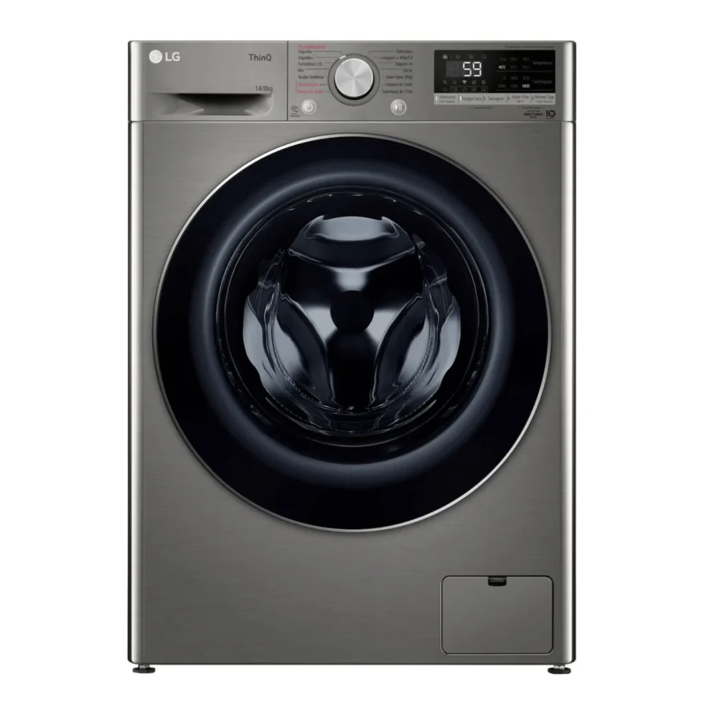 Lava e seca Smart lg VC4 14 kg CV5014PC4A inox look