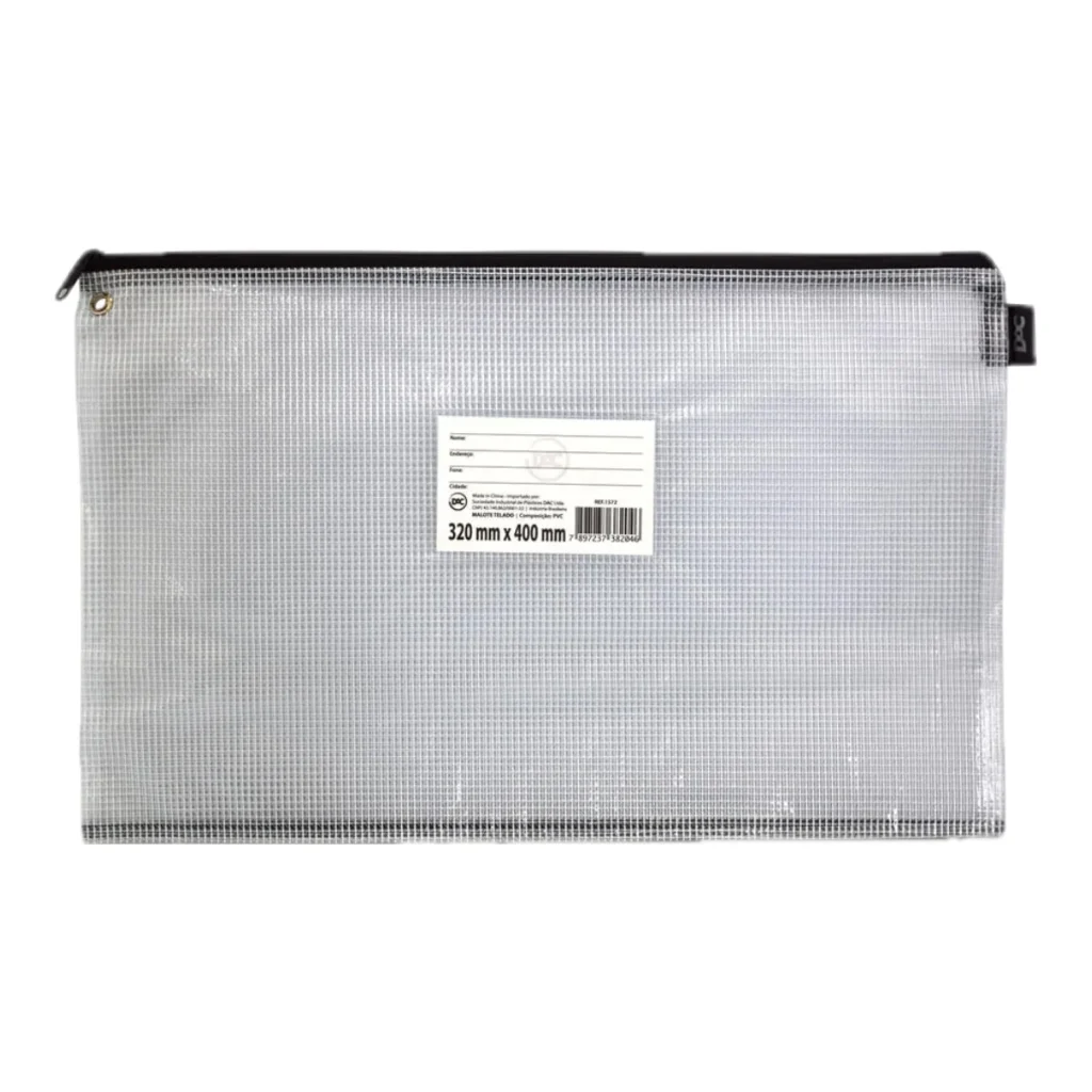 Malote telado grande com zíper DAC 1572 320 x 400 mm