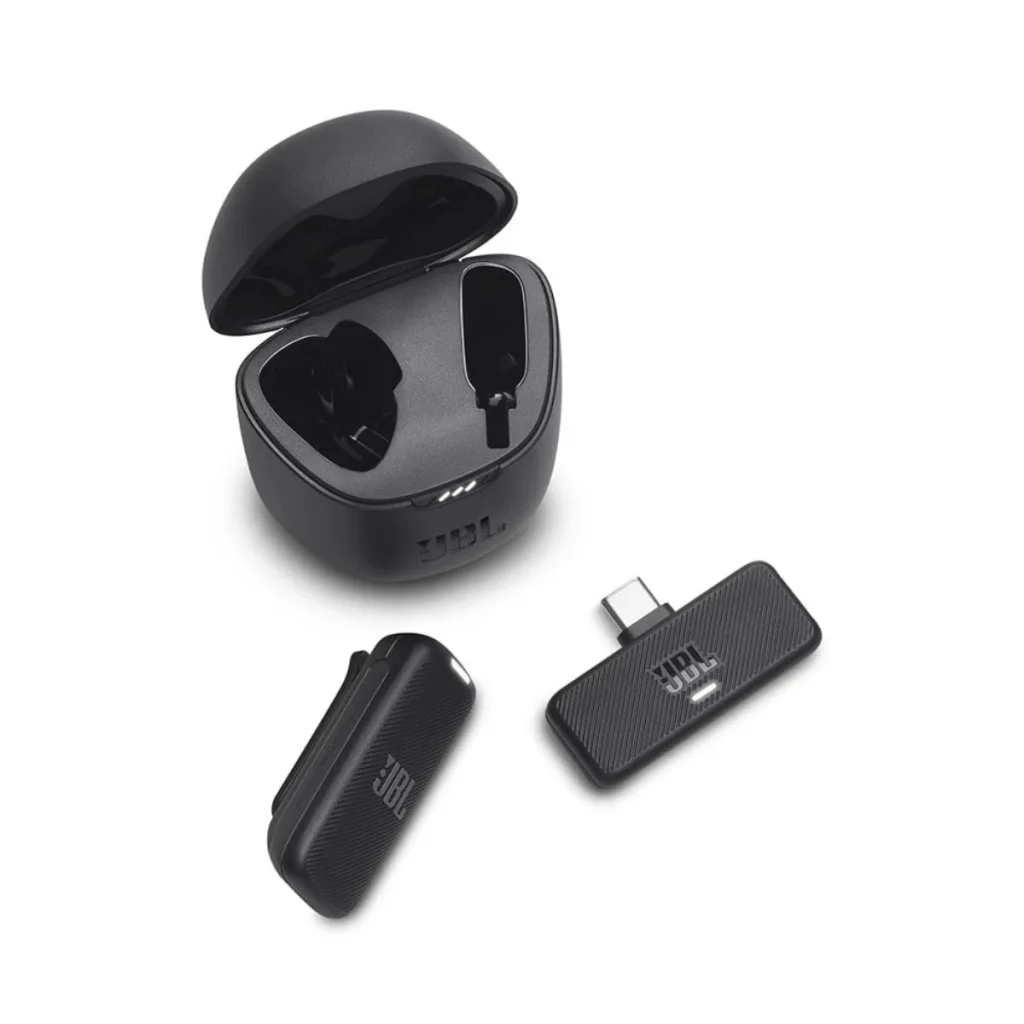 Microfone de lapela sem fio JBL quantum stream wireless USB-c