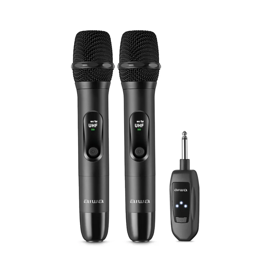 Microfone sem fio aiwa AWS-MIC-01 wireless