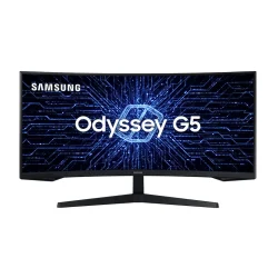 Monitor Curvo Samsung Odyssey G5 34" Ultra WQHD 165Hz HDMI DisplayPort — H&H Suprimentos Corporativos