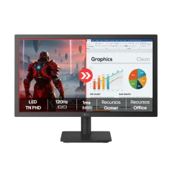 Monitor LG 22U403A 22" VA Full HD 120Hz 1ms MBR HDR10 — H&H Suprimentos Corporativos
