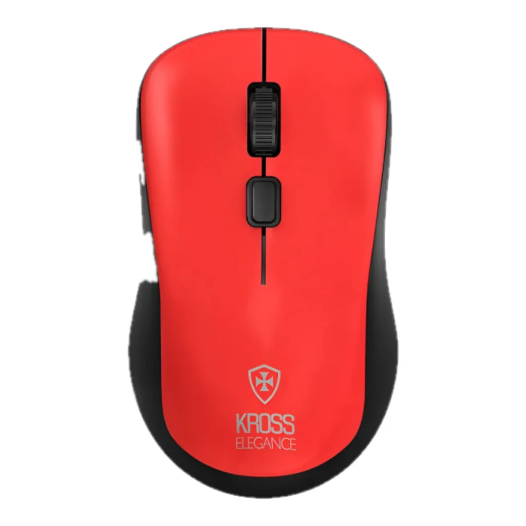 Mouse sem fio Kross KE-M218 vermelho