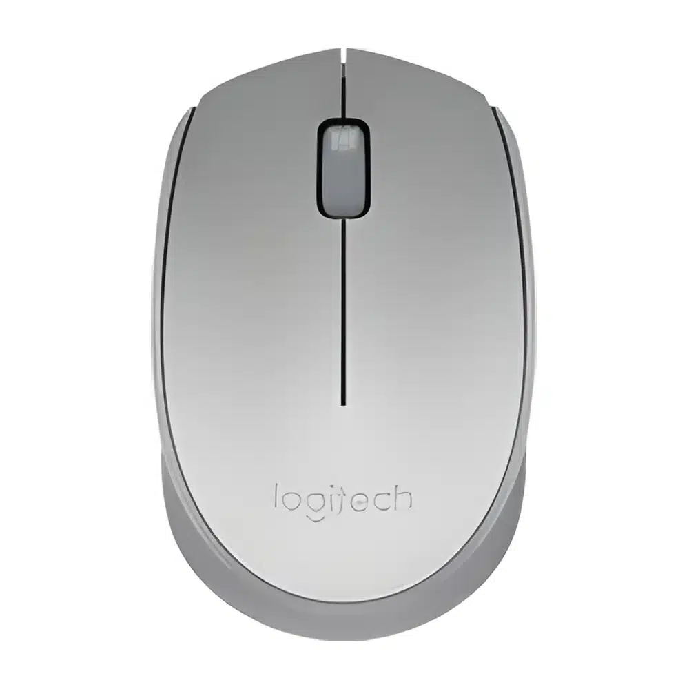 Mouse sem fio Logitech M170 prata