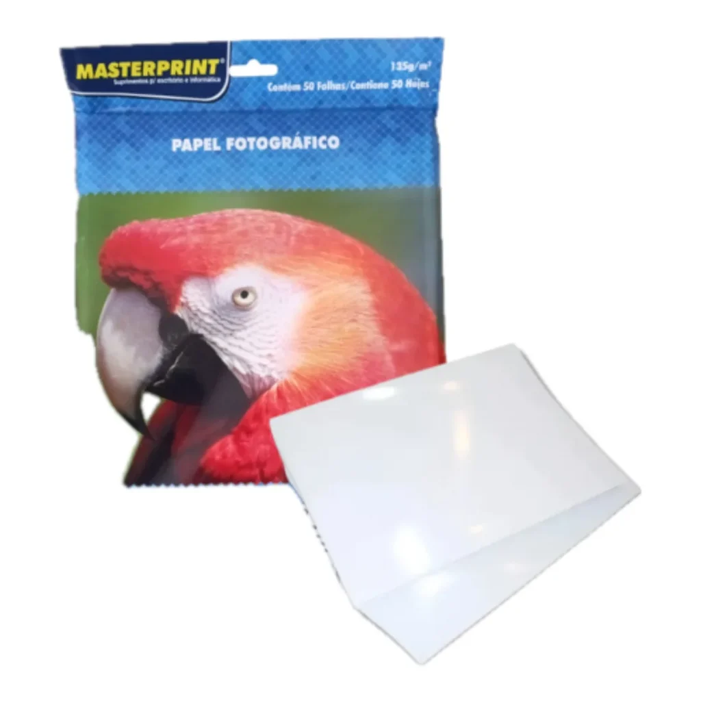 Papel fotográfico Glossy 135 g A4 (50 folhas)