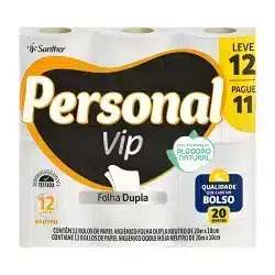 Papel Higiênico Folha Dupla Personal — 12 rolos de 20 m — H&H Suprimentos Corporativos