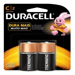 Pilha Alcalina Duracell Tamanho C (Média) — H&H Suprimentos Corporativos