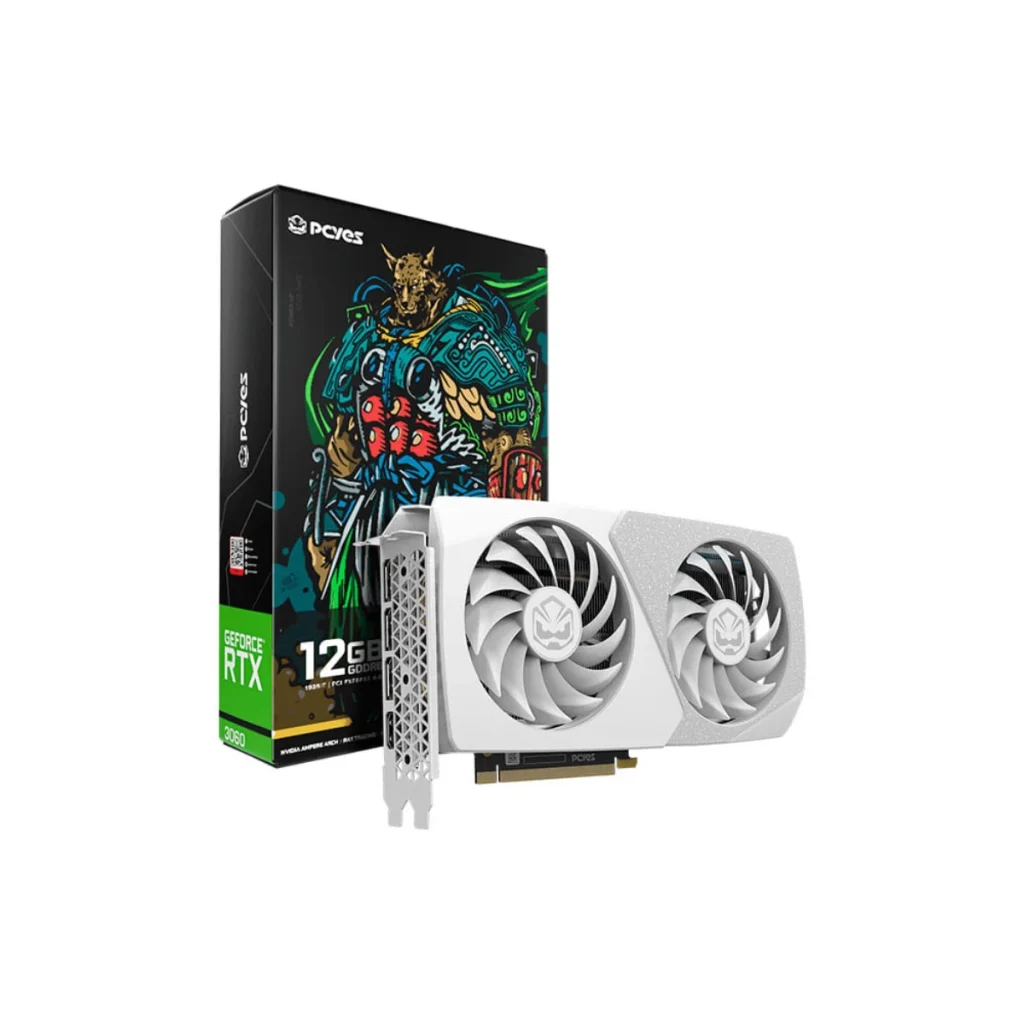 Placa de vídeo pcyes geforce rtx 3060 graffiti edge White 12 GB GDDR6 192 bits
