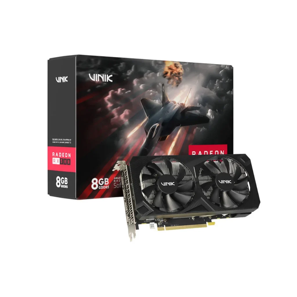 Placa de vídeo vinik radeon rx 580 8GB GDDR5 256 bits dual fan