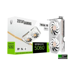 Placa de Vídeo Zotac Gaming GeForce RTX 5060 Twin Edge OC White Edition 8GB GDDR7 — H&H Suprimentos Corporativos