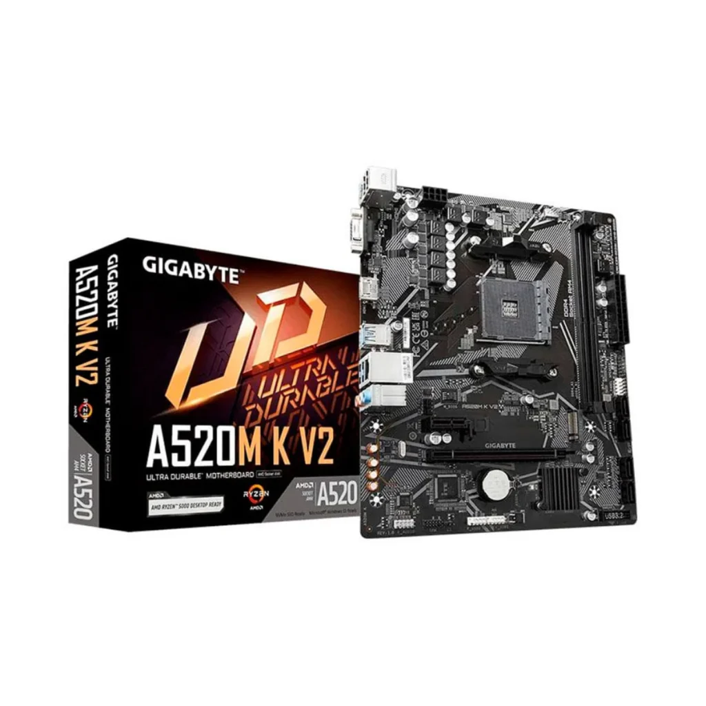 Placa-mãe gigabyte A520M k V2 (rev. 1.1) AM4 DDR4 micro ATX