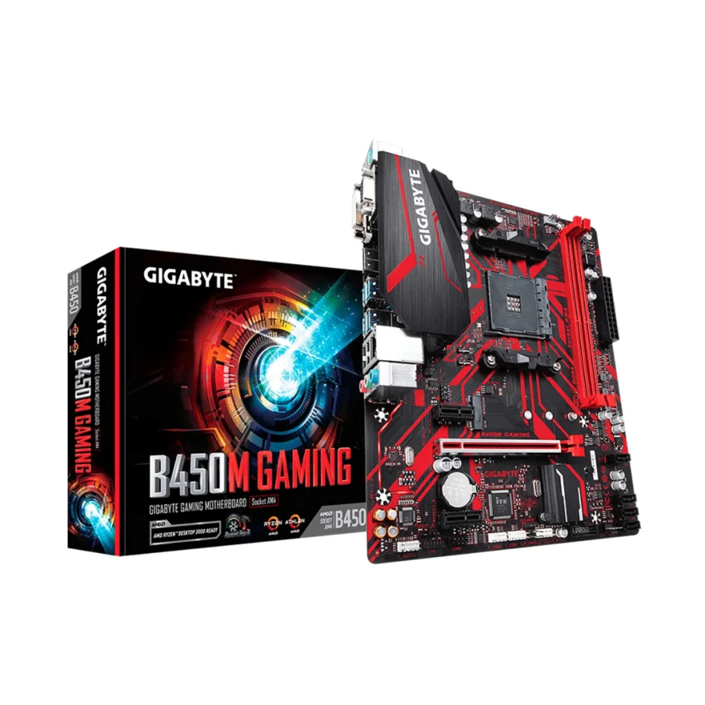 Placa-mãe gigabyte B450M gaming AM4 DDR4 micro ATX