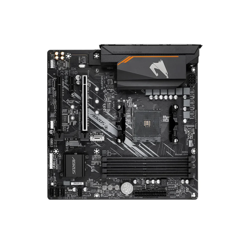 Placa-mãe gigabyte B550M aorus elite AM4 DDR4 micro ATX