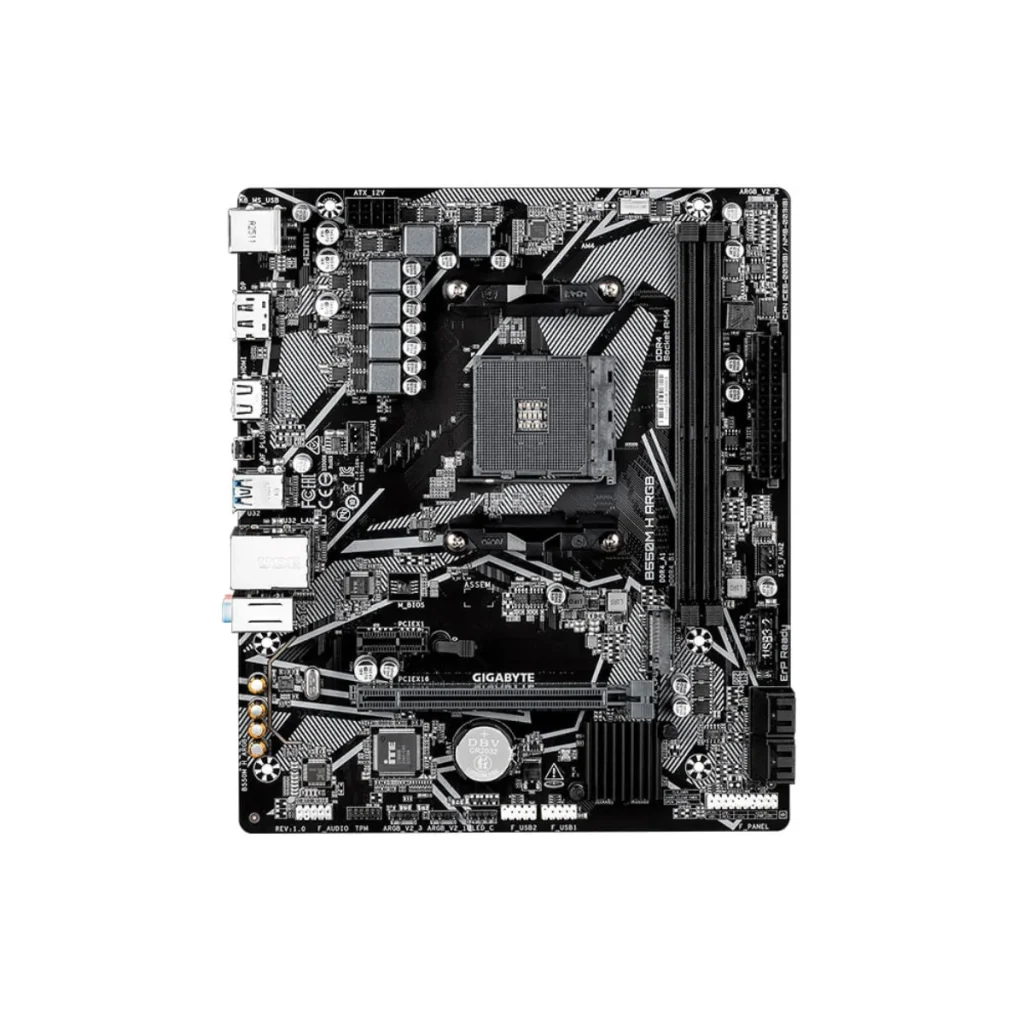 Placa-mãe gigabyte B550M h argb AM4 DDR4 micro ATX