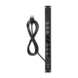 Protetor Eletrônico Intelbras EPR 208 com 8 Tomadas Preto — H&H Suprimentos Corporativos
