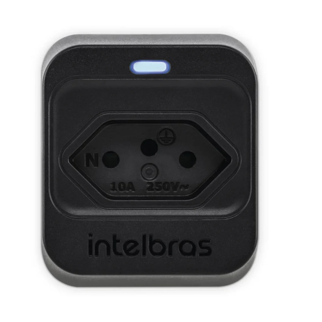 Protetor eletrônico Intelbras eps 301 1 tomada Bivolt preto