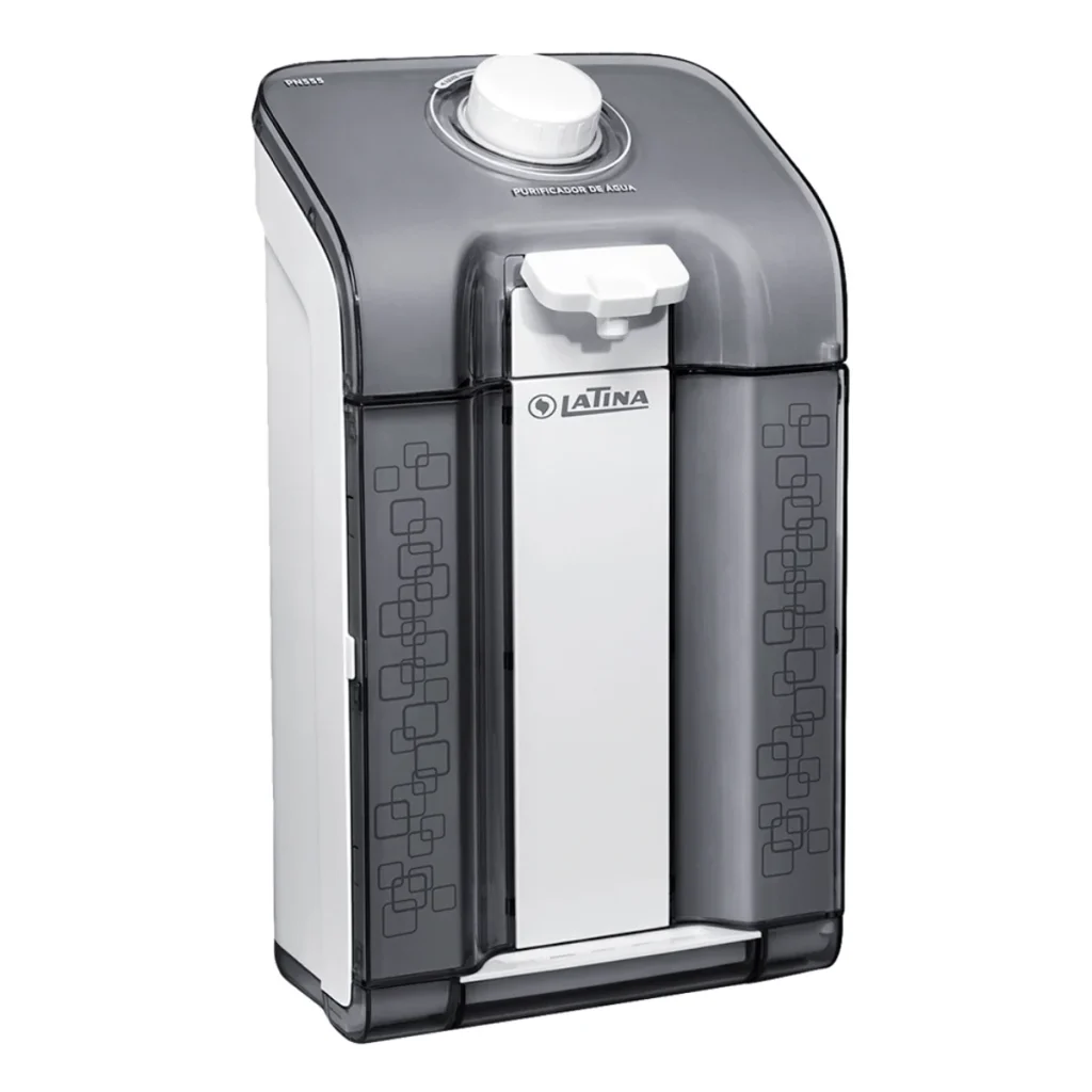Purificador de água de parede latina PN555 branco e fumê