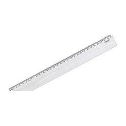 Régua 30 cm Maxcril Premium 4 mm Cristal — H&H Suprimentos Corporativos