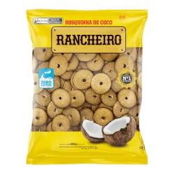 Rosquinha Rancheiro Sabor Coco 600 g — H&H Suprimentos Corporativos