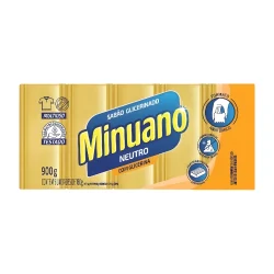 Sabão em Barra Minuano Glicerinado 5 x 180 g (900 g) — H&H Suprimentos Corporativos