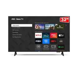 Smart TV AOC 32" HD Roku TV 32S5155/78G — H&H Suprimentos Corporativos