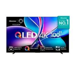 Smart TV Hisense 100" QLED 4K 144 Hz Google TV 100Q7QG — H&H Suprimentos Corporativos