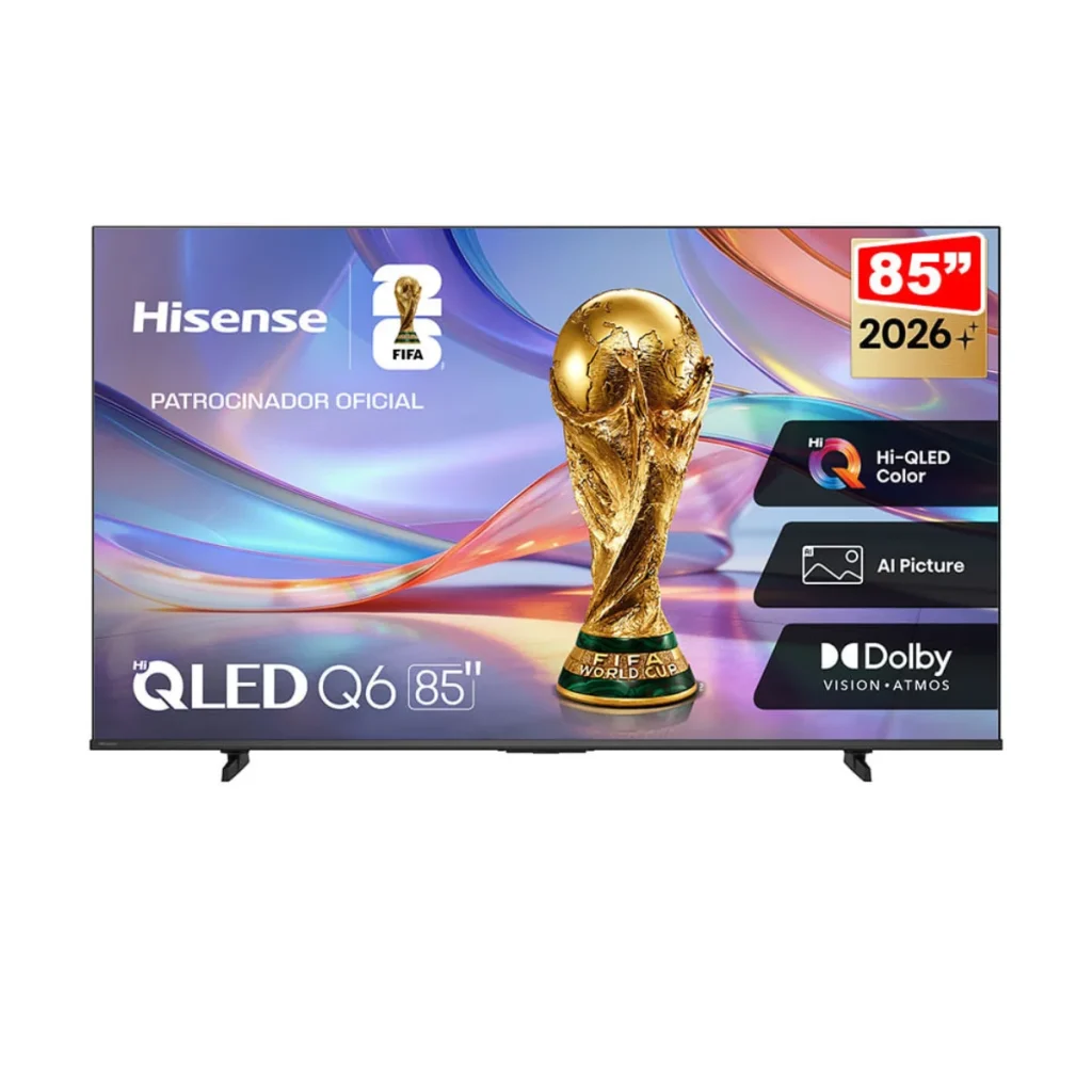 Smart TV hisense 85" qled 4K vidaa U9 85Q6QVV