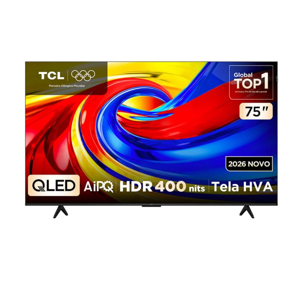 Smart TV tcl 75" 4K qled P7L 120 Hz google TV