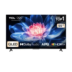 Smart TV TCL T6C 55" QLED 4K Google TV — H&H Suprimentos Corporativos