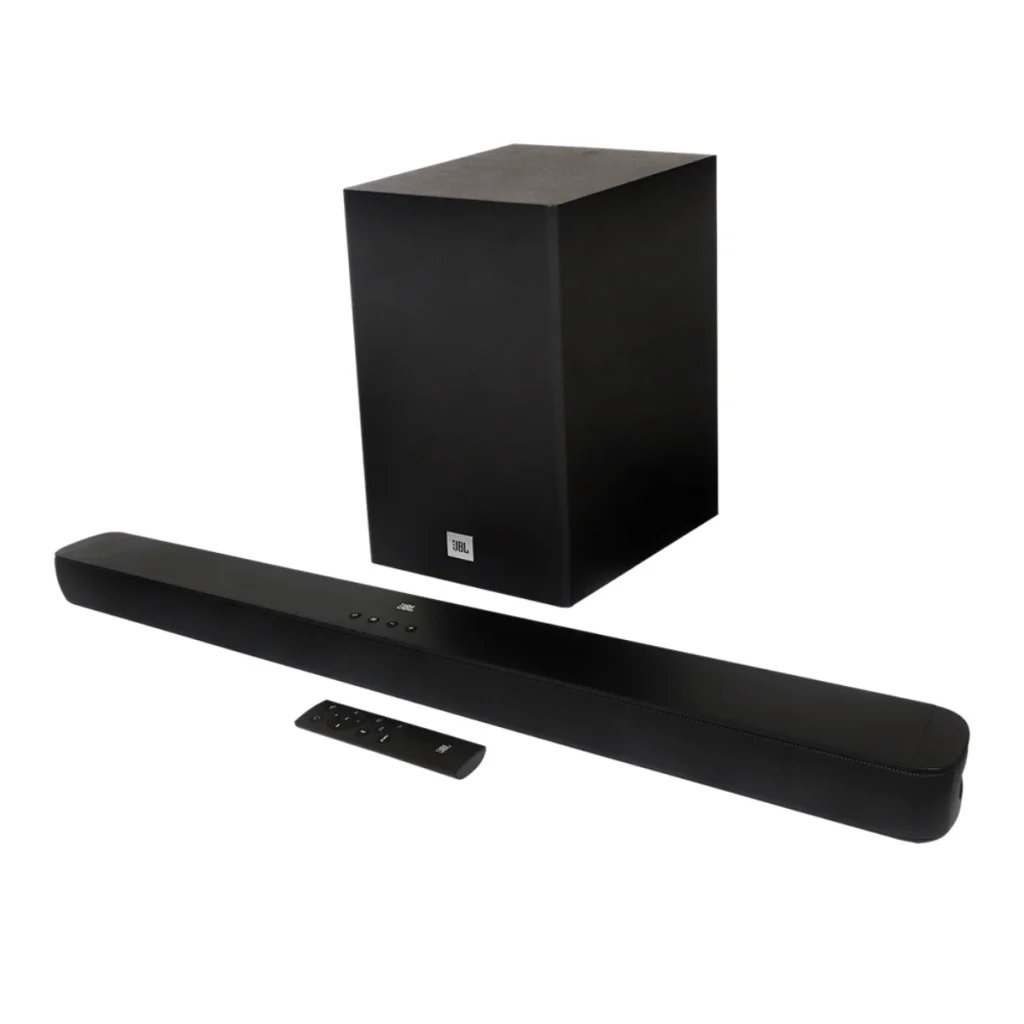 Soundbar JBL cinema SB180 2.1 canais com subwoofer sem fio