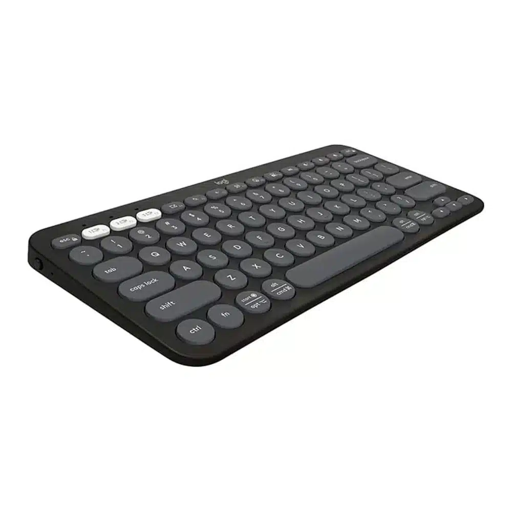 Teclado Logitech Pebble Keys 2 K380s Bluetooth sem fio grafite