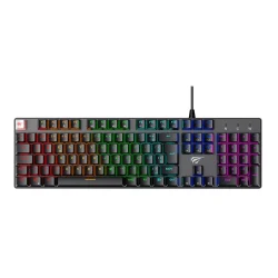 Teclado Mecânico Gamer Havit KB432L-PB USB ABNT2 Preto — H&H Suprimentos Corporativos