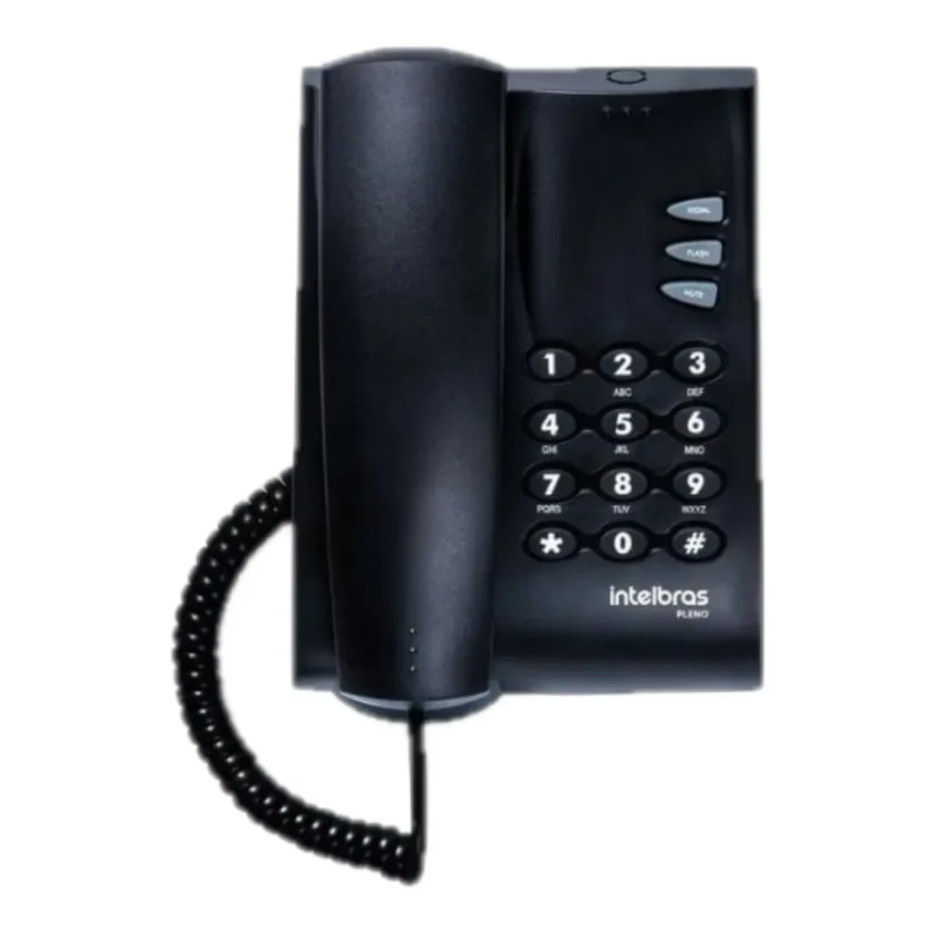 Telefone de mesa Intelbras pleno com fio