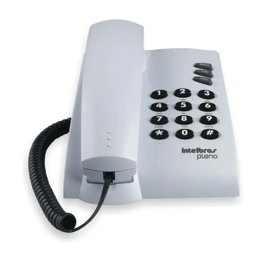 Telefone Intelbras pleno sem chave de bloqueio