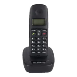 Telefone sem Fio Intelbras TS 2510 ID com Identificador de Chamadas Preto — H&H Suprimentos Corporativos