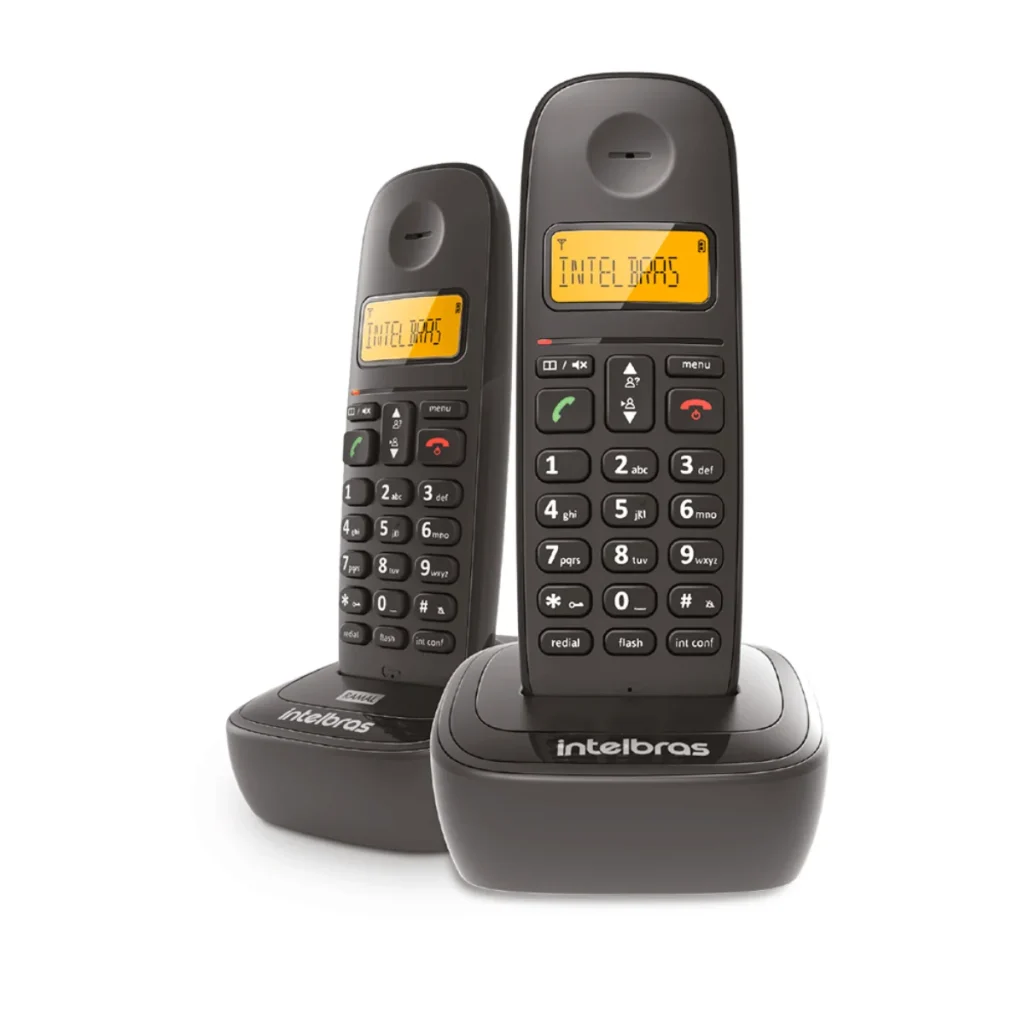 Telefone sem fio Intelbras ts 2512 com identificador de chamadas