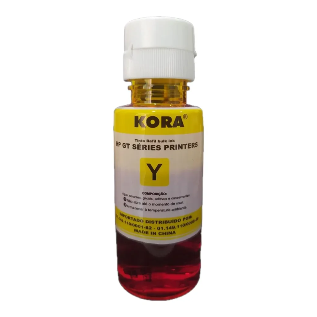 Tinta refil para HP GT amarelo 70 ml